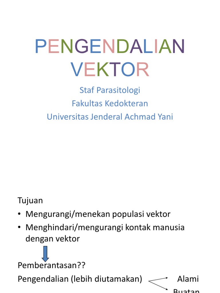 PENGENDALIAN VEKTOR