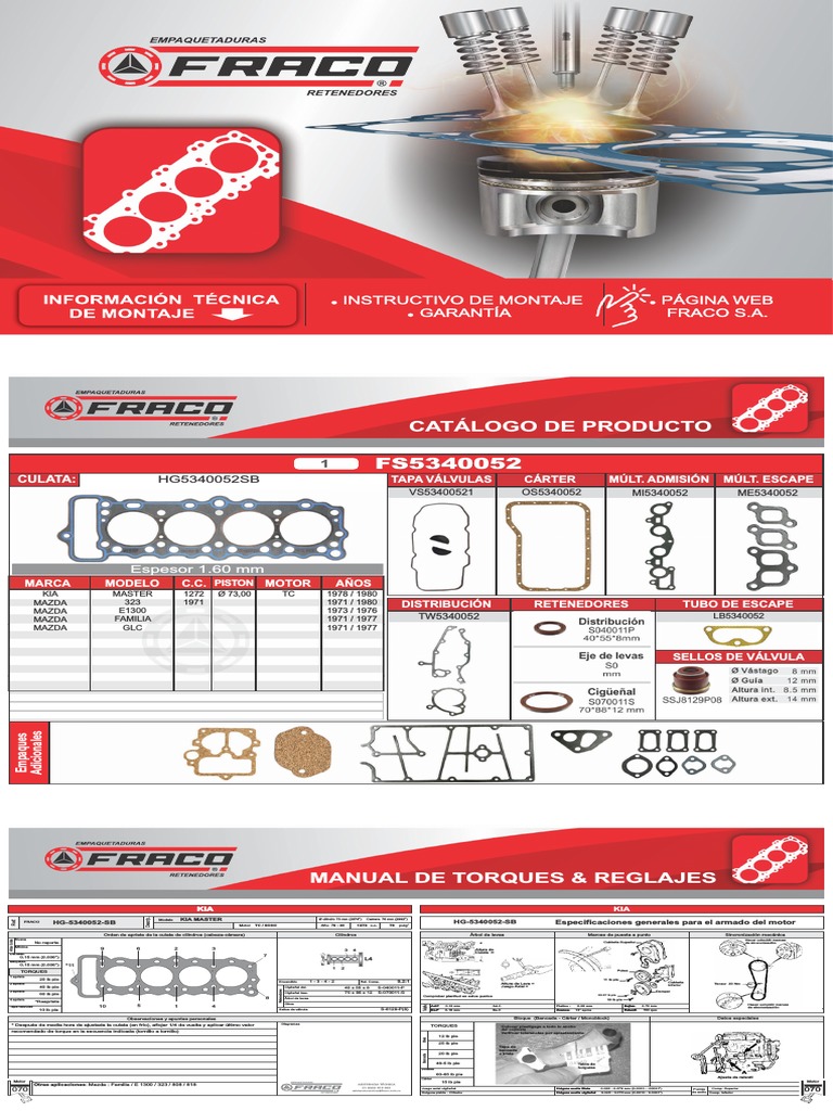 Torque y altura de culata mazda 323 pdf ingenier a de sistemas