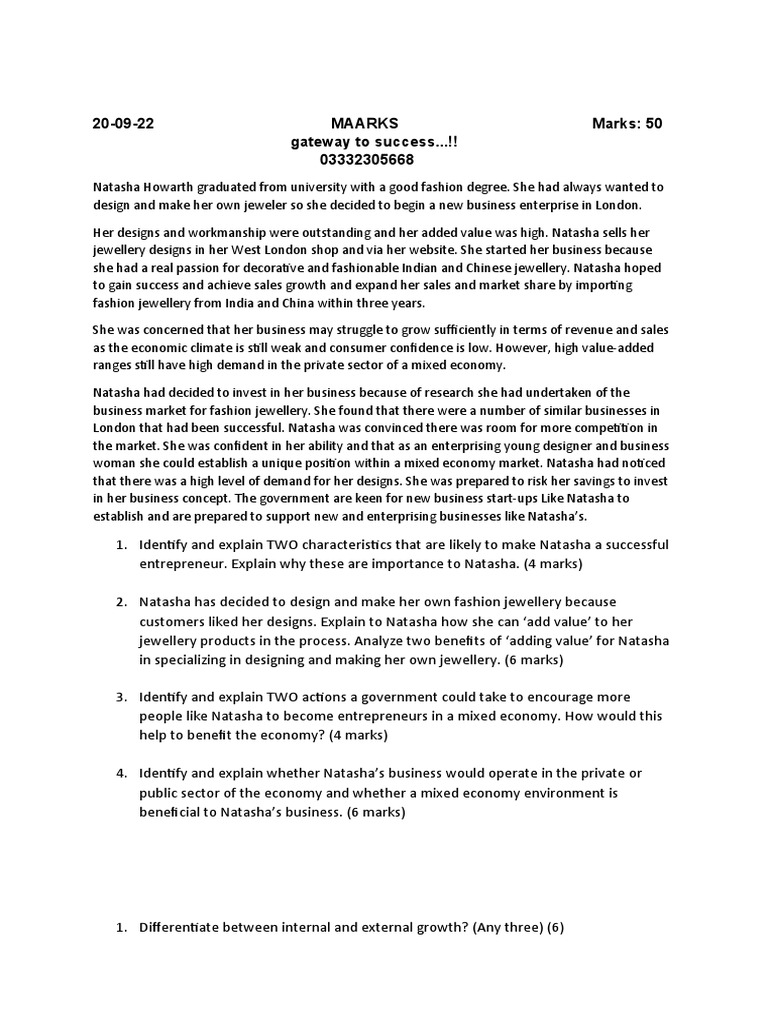 Chapter 2 and 3 | PDF | Economies | Market (Economics)
