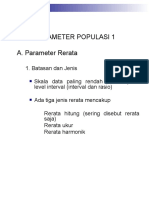 Pertemuan 3 Lanjutan (Rerata Dan Penyebaran)