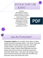 Kelompok 2 - Fermentasi Tape Ubi Kayu