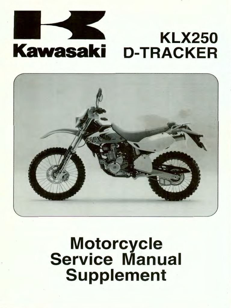 Klx250 Service Manual 2006 Pdf Screw Bearing Mechanical