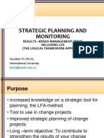 Strategic Planning and Monitoring