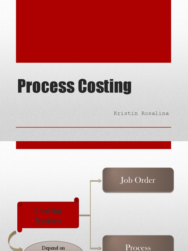 Process Costing Compleete PDF Production And Manufacturing Business
