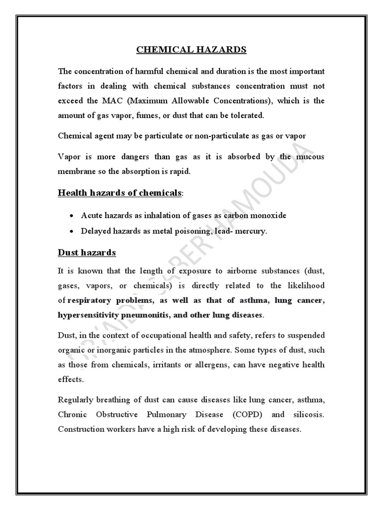 Dust Hazards | PDF