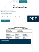 Alimentos Anti Inflamatórios | PDF