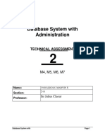 Database System Procedures and Triggers