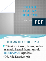 Inilah Tujuan Hidupmu (Ibadah)