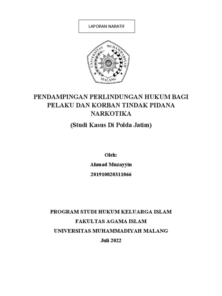 Laporan Naratif | PDF