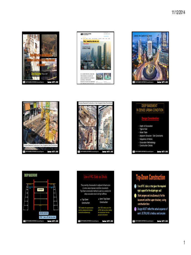 Complex Basement Construction Techniques | PDF | Basement | Building ...
