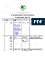 Contoh Jadual Perancangan Kerja