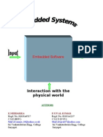 Interaction With The Physical World: Embedded Software