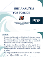 Seismic Analysis For Torsion-NEW