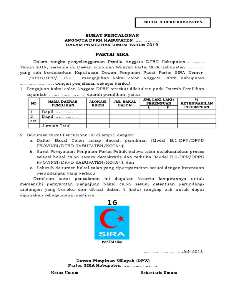 MODEL B - Edit Kosong | PDF