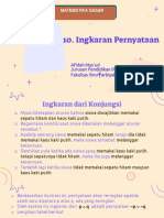 Ingkaran Dari Pernyataan