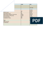 Ultimo Cost Sheet