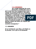 Juramento Al Deportista: Ó Educativa, Á Puro Idea Á Í Í La