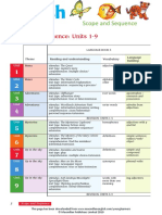 Scope and Sequence: Units 1-9