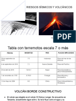 Trabajo Sobre Riesgos Sísmicos y Volcánicos.