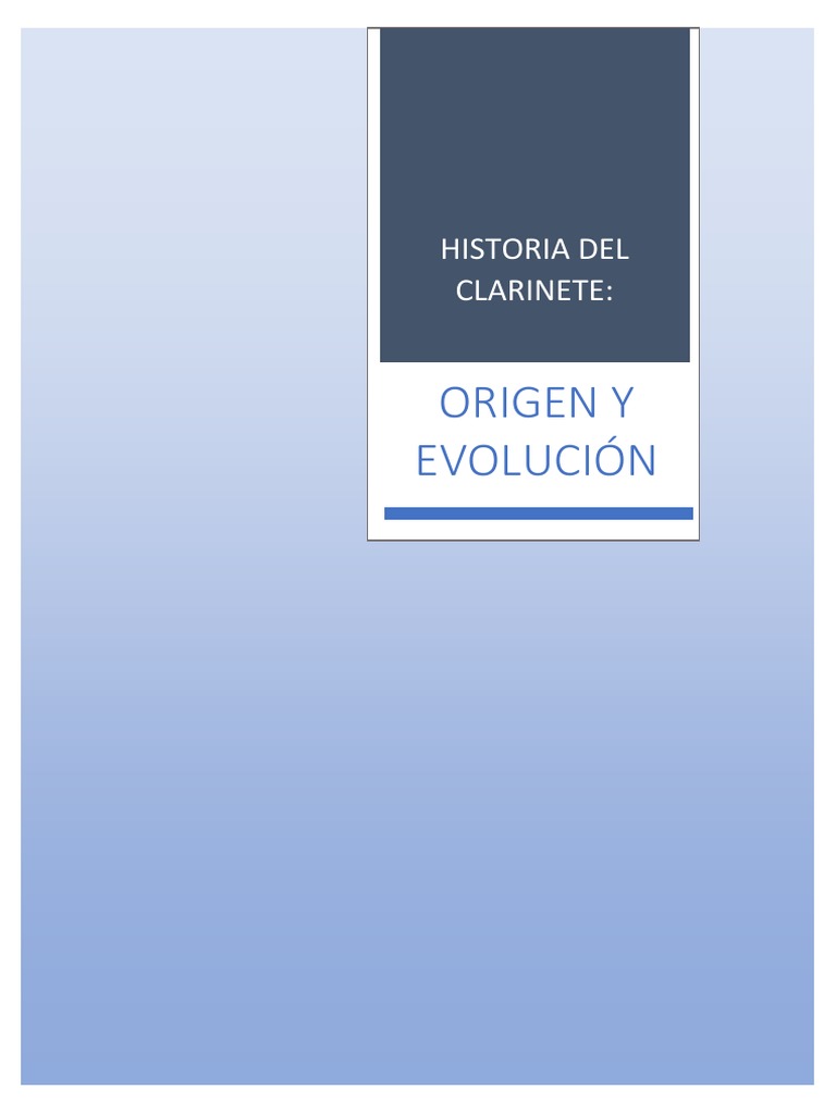 Historia Del Origen y Evolución PDF