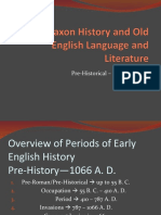 Anglo Saxon Old English History and Literature 1