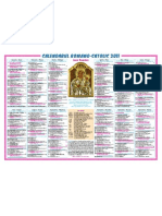 Calendar Romano Catolic 2011