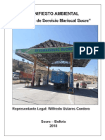 Manifiesto Ambiental y LASP - EESS Mariscal Sucre