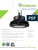 EG-PL-UFO-200W: Ficha Técnica Ideal para