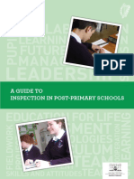 A Guide To Inspection in Post Primary Schools