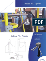 Catraca Mini Trípode Braço Inox