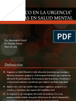 Urgencias en Salud Mental 2019