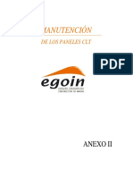 Anexo II Manutención de Los Paneles CLT