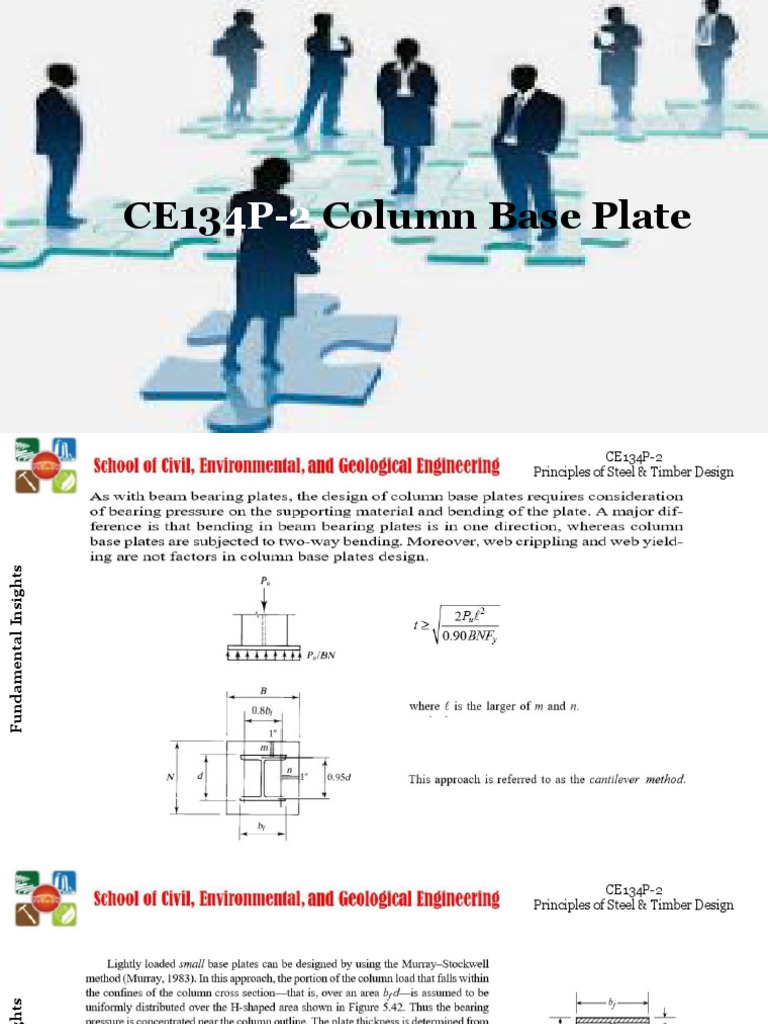 15 CE134P2 Column Base Plate PDF