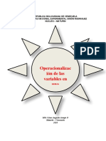 Nº60. - Operacionalización de Variables