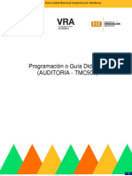 Programacion Auditoria Didactica III PAC 2022