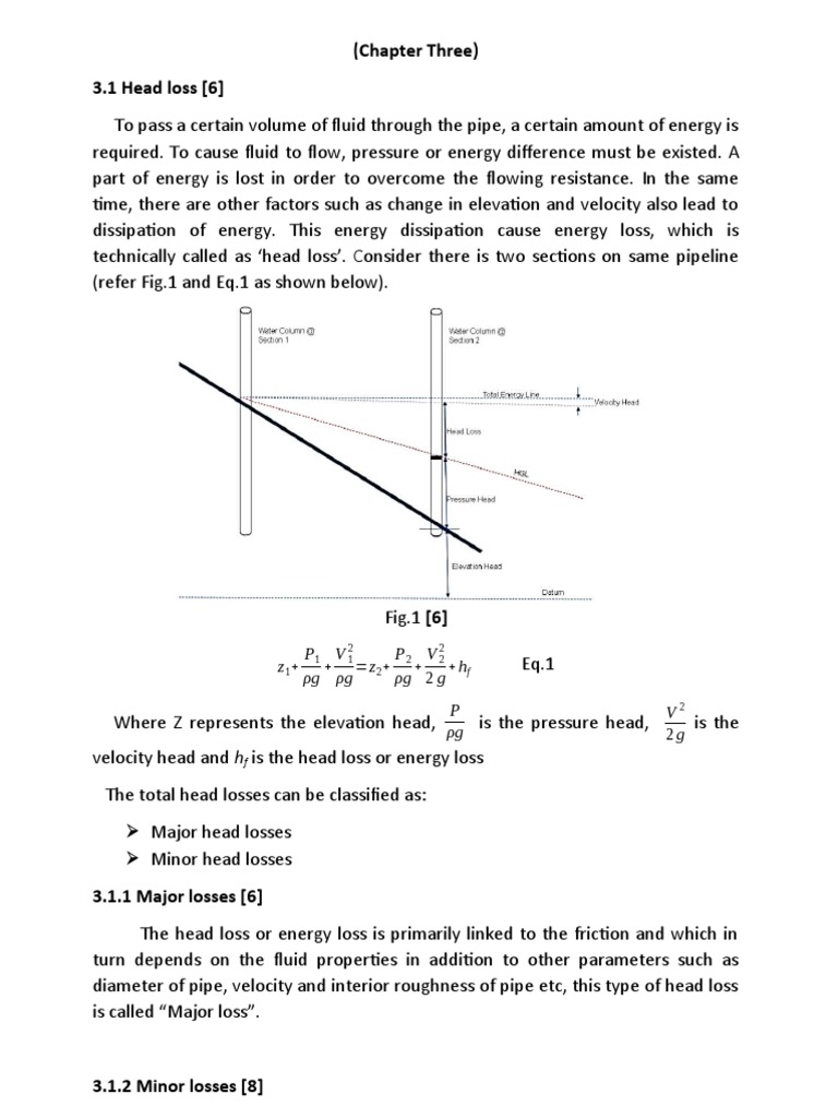 Chapter Three PDF Fluid Dynamics Reynolds Number
