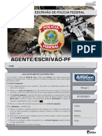 PF - AGENTE E ESCRIVÃO 07.03.21 - 1420 - Caderno de Prova v1