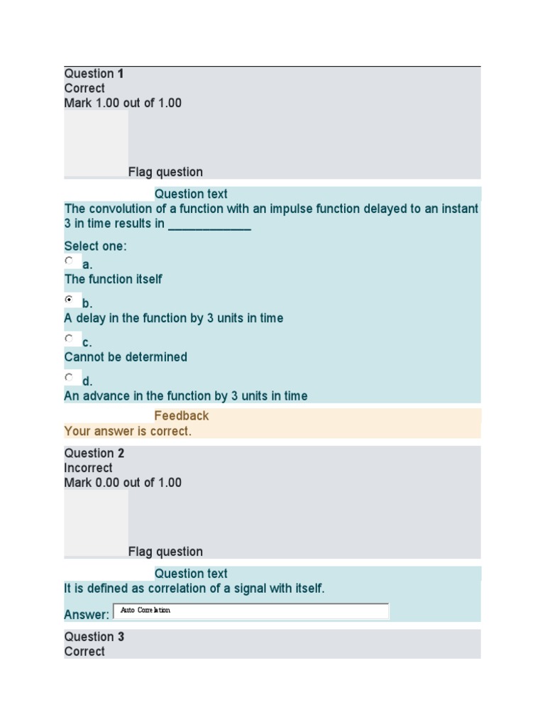 Mixed Signals and Convolution Concepts | PDF | Spectral Density ...