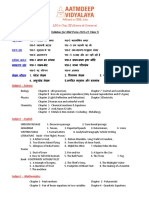 Syllabus for Mid Term 2022-23 Class X