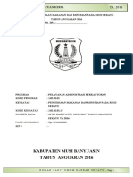 KAK Kegiatan Penyediaan Makanan Dan Minuman