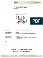 KAK Kegiatan Penyediaan Jasa Pemeliharaan Dan Perizinan Kendaraan Dinas