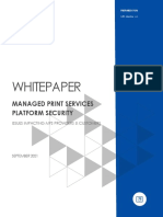 Whitepaper: Managed Print Services Platform Security