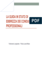 2 - Ebbrezza e Stupefacenti