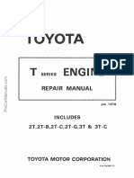 Toyota T Series Engine Repair Manual