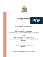 HH LATEST Presidential Inauguration Ceremony, 2021 at Heroes Stadium 21-08-21