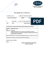 Informe de Consulta