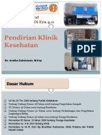 Pendirian Klinik Kesehatan