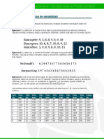 Ejercicios de Variabilidad