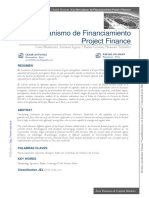 Mecanismo de Financiamiento - Project Finance