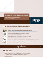 Mudanças Tributárias 2015 2016